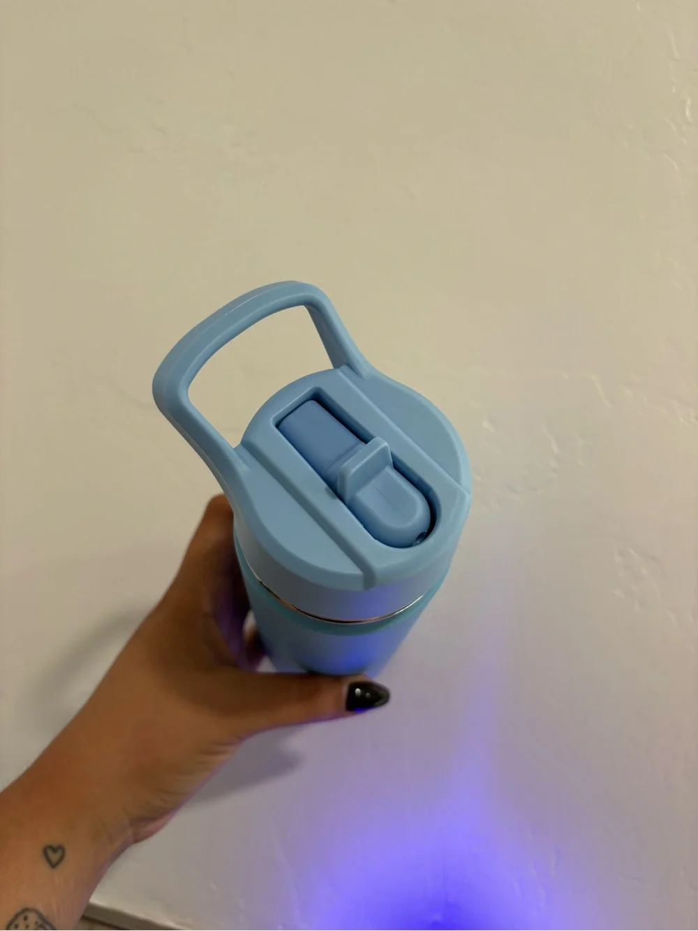 NEW Clearly Filtered 16oz Stainless Steel Filtered Water Bottle - Sky Blue
